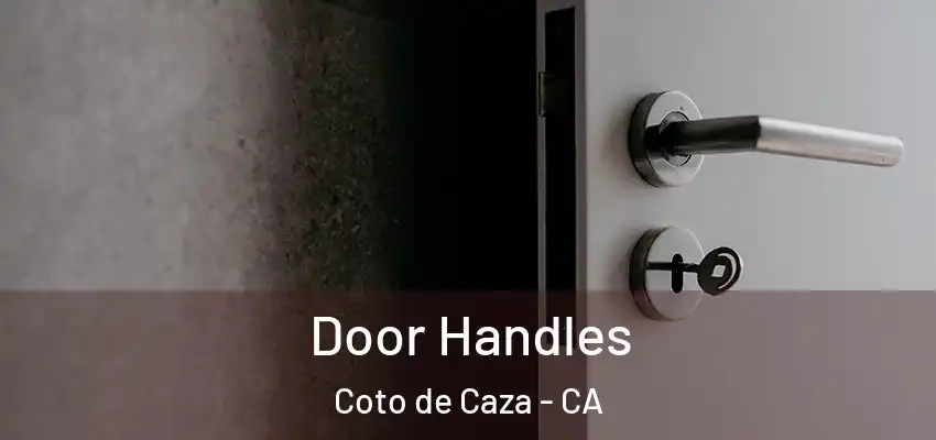  Door Handles Coto de Caza - CA